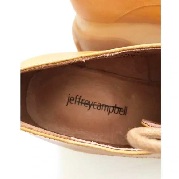 Jeffrey Campbell Tan Platform Shoes - Picture 8 of 14